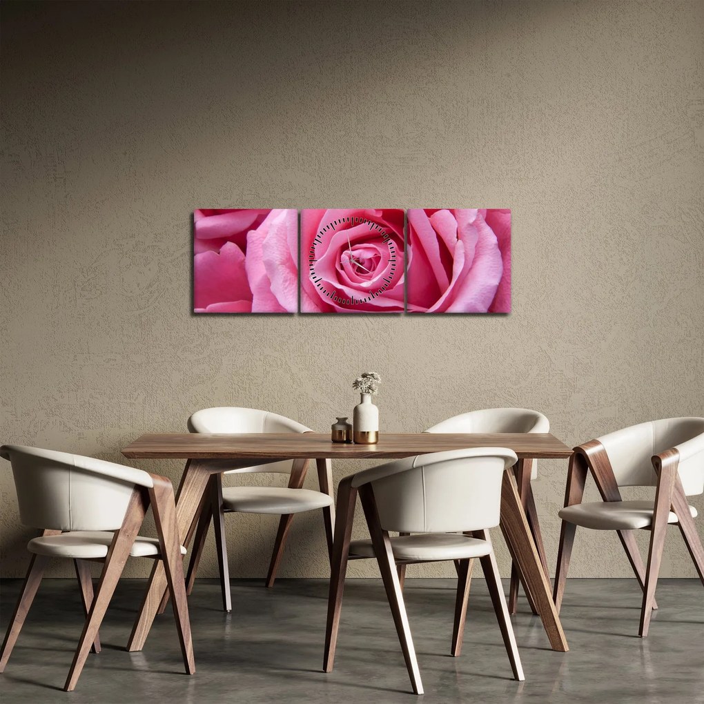 Rózsa képe (órával) (90x30 cm)