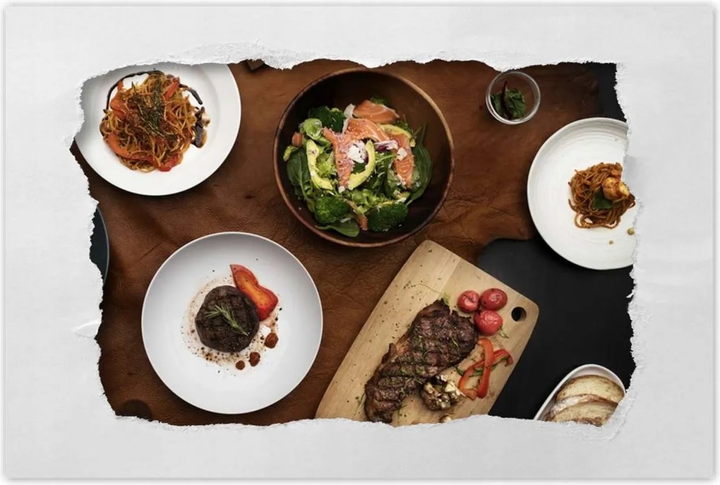 Poszterek 90x60 Ázsia a tányéron