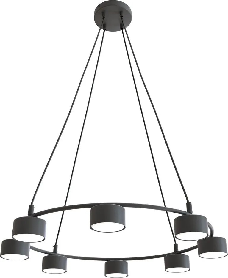 Emibig modern függeszték starlit fekete emi1372/8