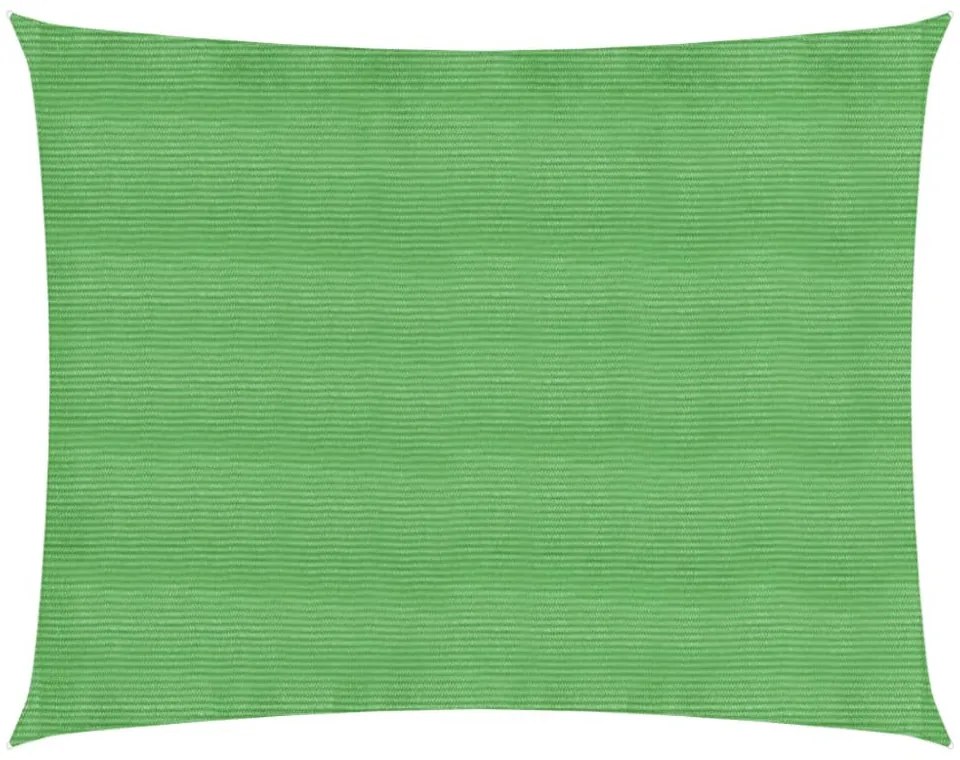 világoszöld HDPE napvitorla 160 g/m² 3,5 x 4,5 m