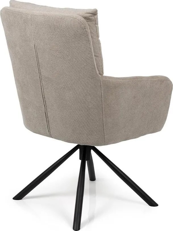 AVENBERG TESSA Forgó étkezőszék szett - 2 db, bézs