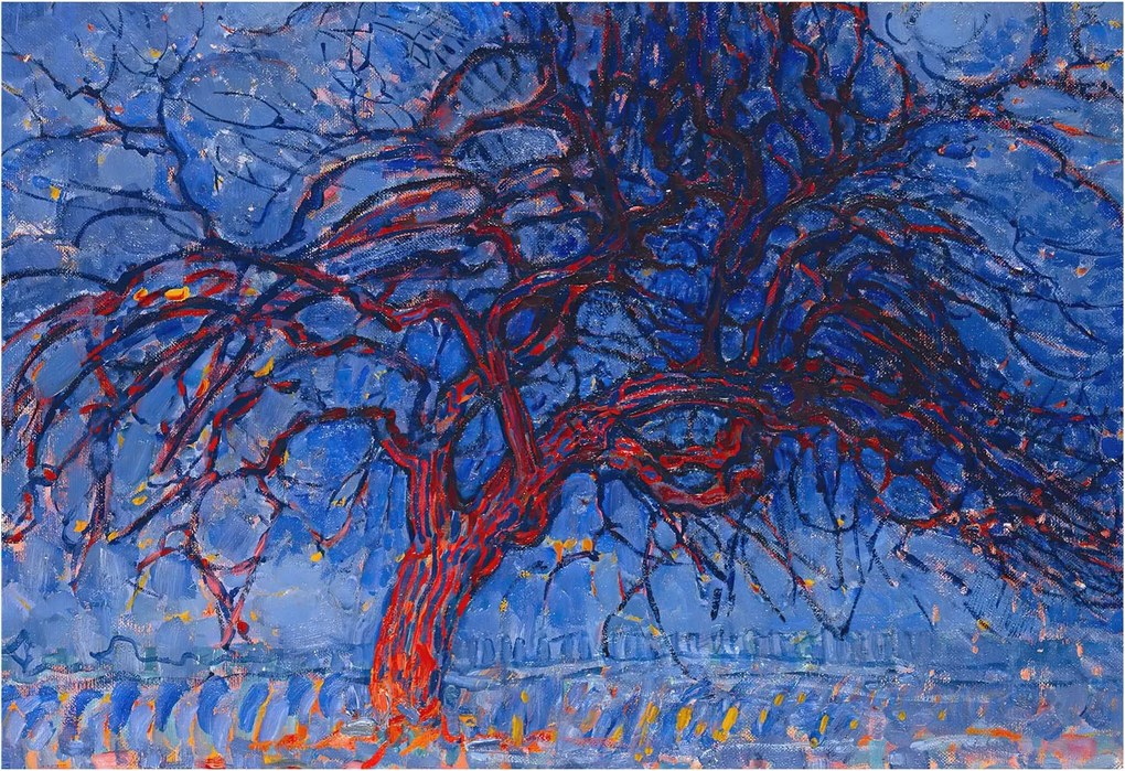 Divatos 3D Fali Tapéta Lángoló Fa 152x104 Ragasztóval