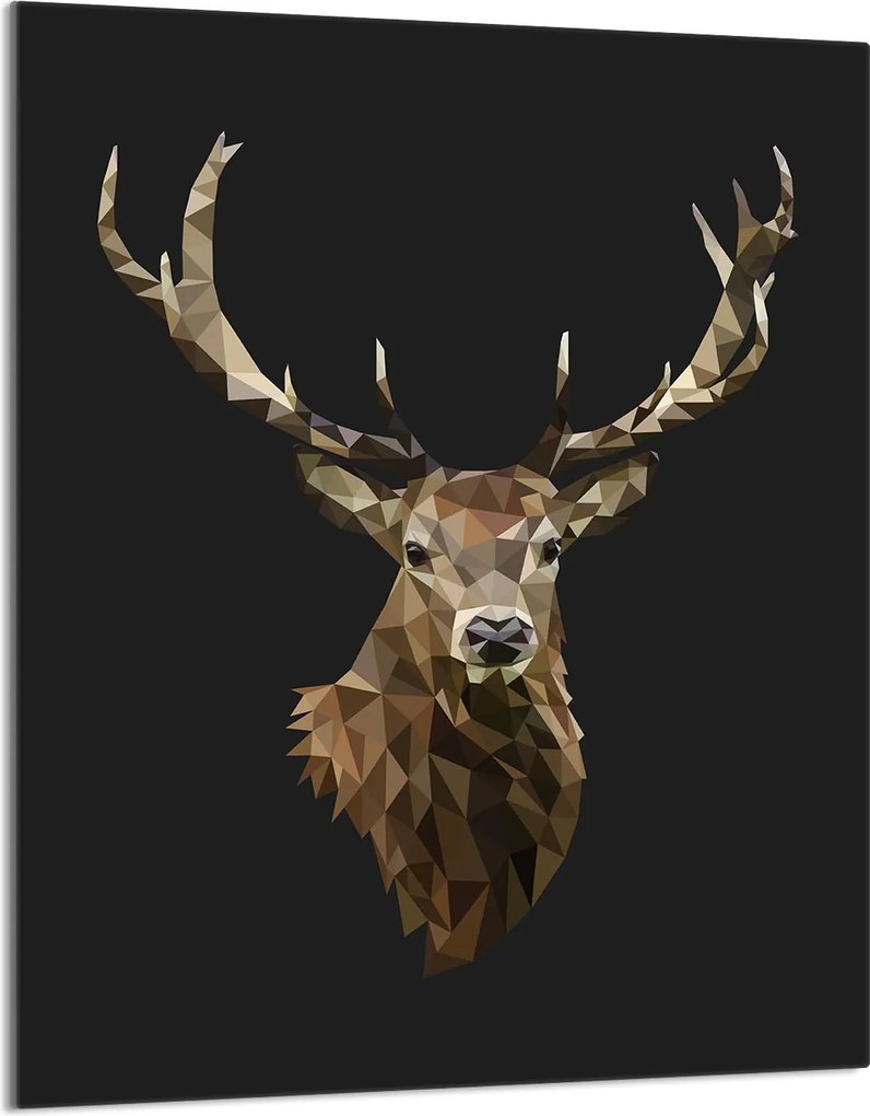 Üveg Vágódeszka 40x52 Szarvas a Konyhába