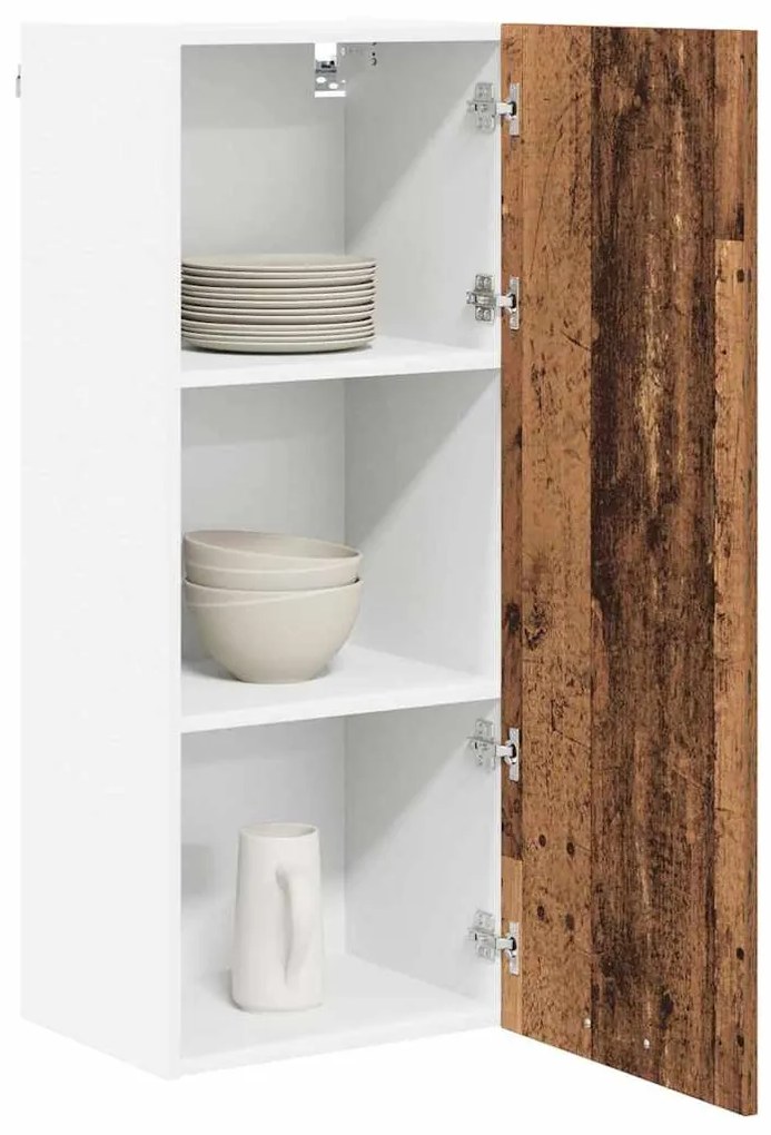 Függő szekrény polcokkal Riga Öreg fa 40 x 31 x 100 cm Faanyag