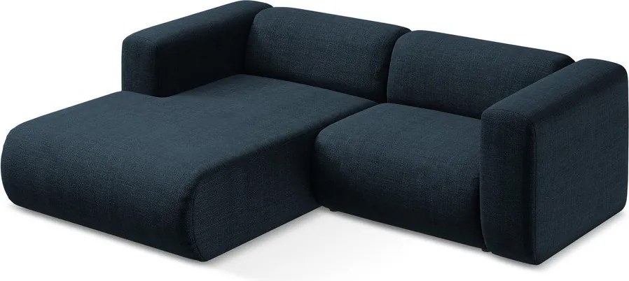 Kék sarokkanapé (bal oldali-heverő résszel) Ekahi – Makamii