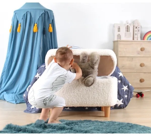 Puff PIXI 37x61 cm fehér