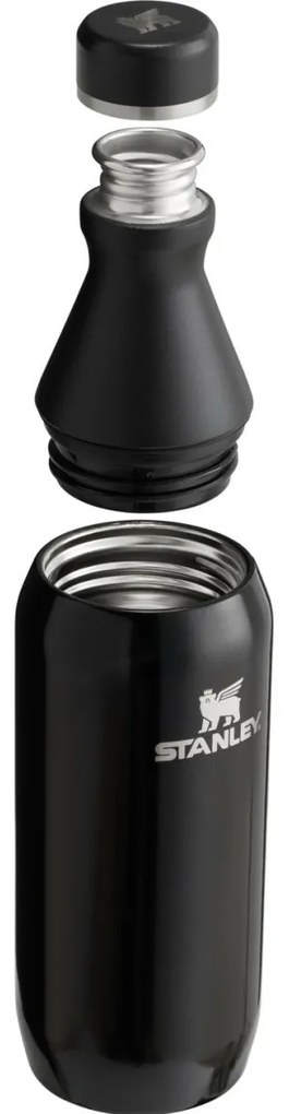 Stanley All Day Slim Bottle termoszpalack 350 ml,fekete, fényes, 0,35 l