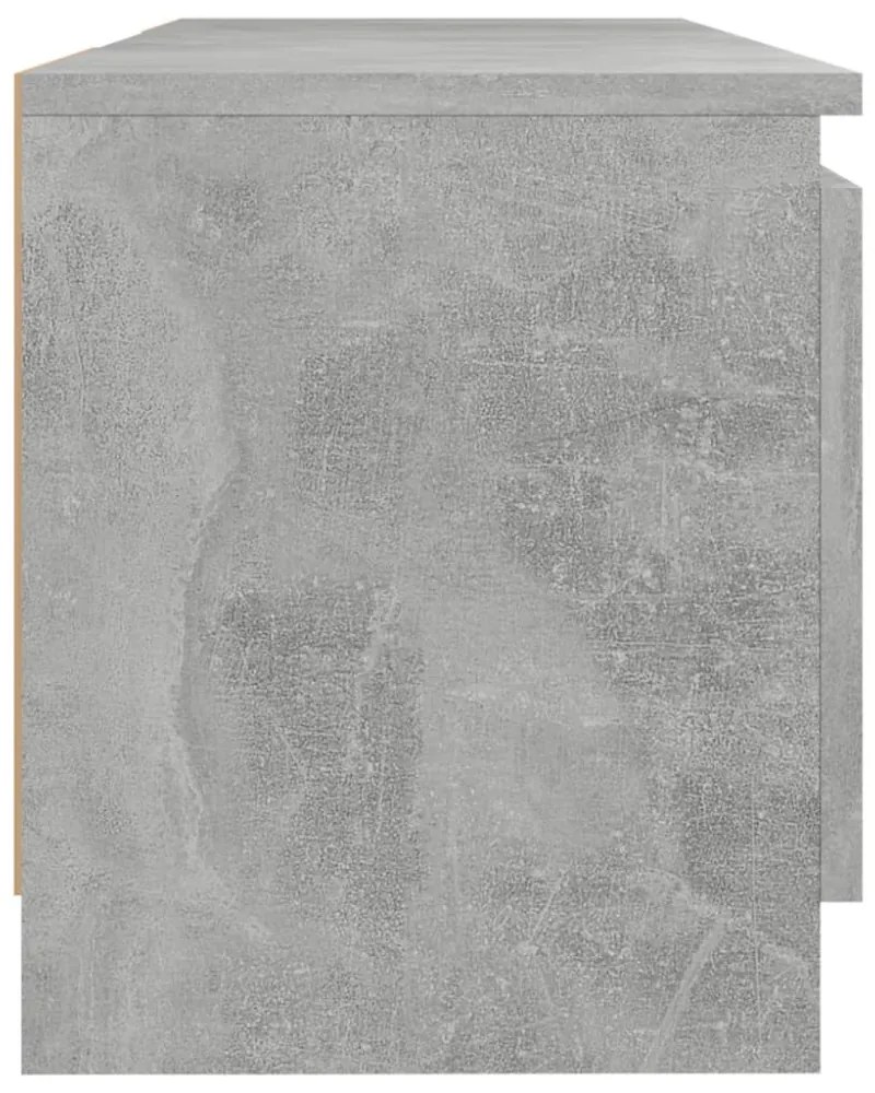 szürke TV-szekrény LED-világítással 120 x 30 x 35,5 cm