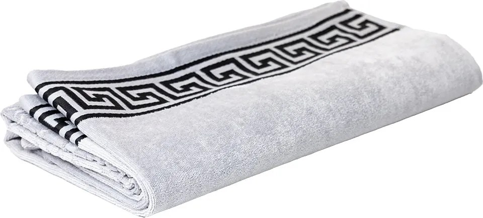 POSEIDON Strandtörölköző szürke 165x90cm