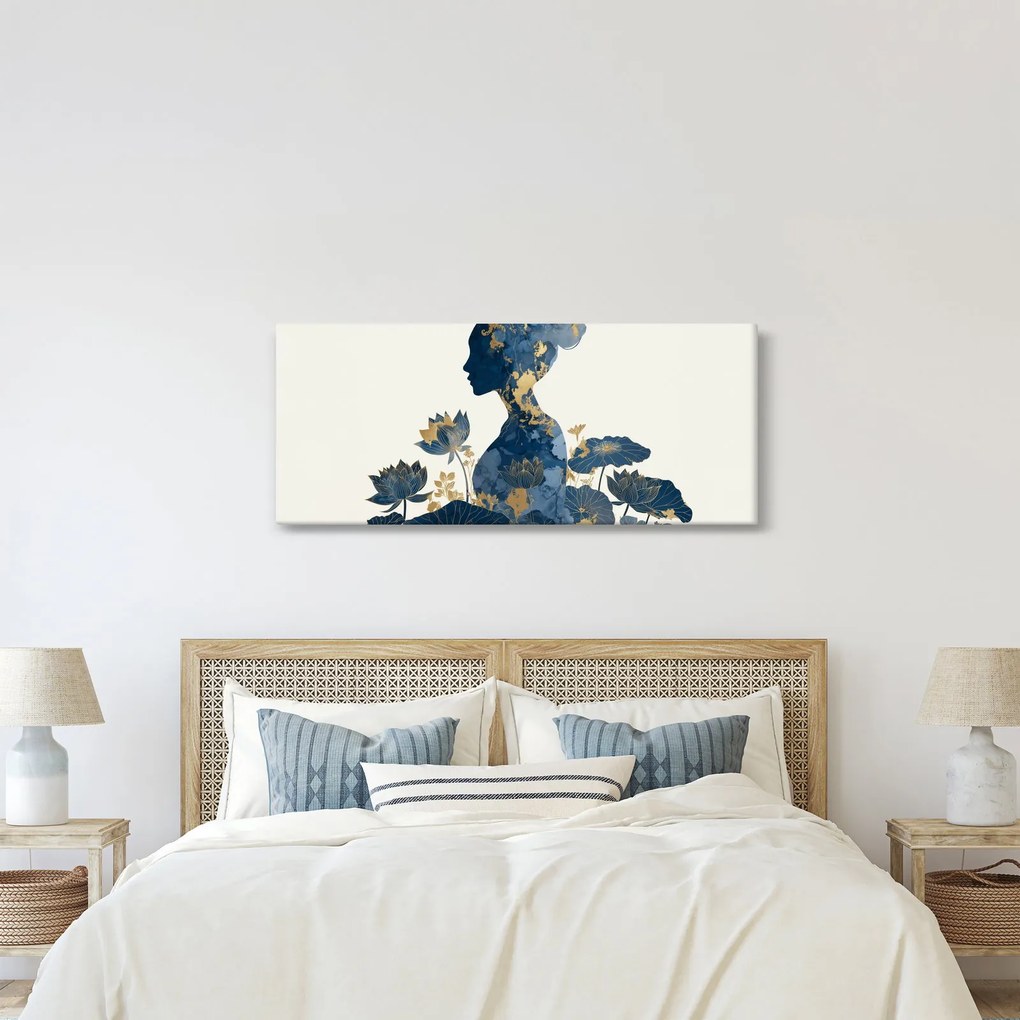 Kép - Márvány női profil (120x50 cm)