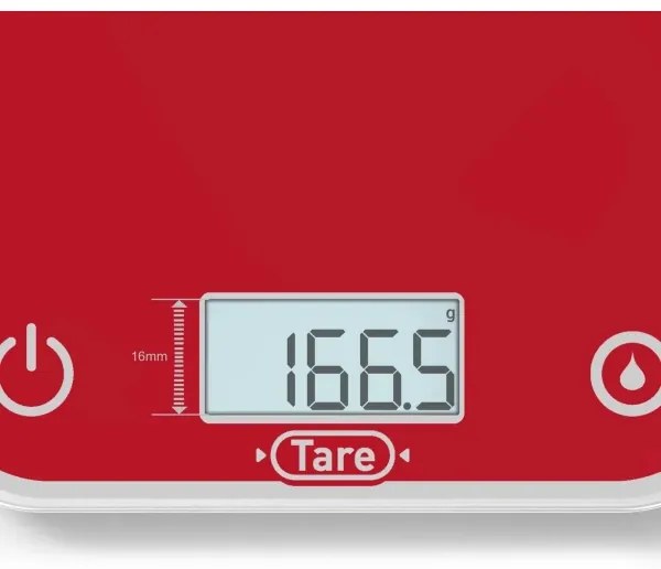 Tefal - Konyhai mérleg OPTISS 2xAAA piros