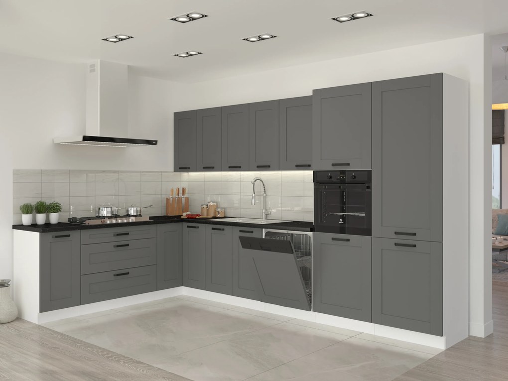 Felső konyhaszekrény Lucid 60 GU 36 1F (dustgrey + fehér). Akció -6%. 1045548