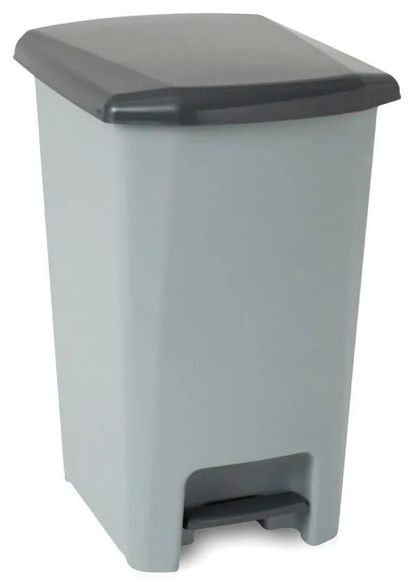 Planet Pedálos szemetes kuka SLIM, műanyag, ECO antracit, 25L