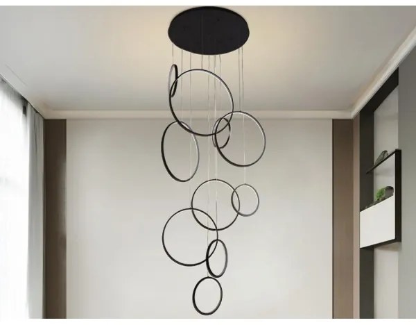 LED dimmelhető csillár zsinóron LED/290W/230V 3000-6500K + távirányítás