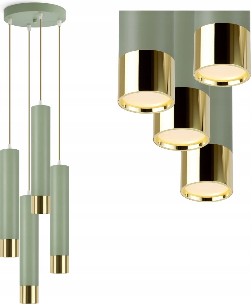 Mennyezeti függőlámpa tubus Zsálya Oliva Led konyhába nappaliba a pult felett