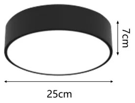 Immax NEO 07200L - LED Dimmelhető lámpa RONDATE LED/18W/230V fekete Tuya + távirányító