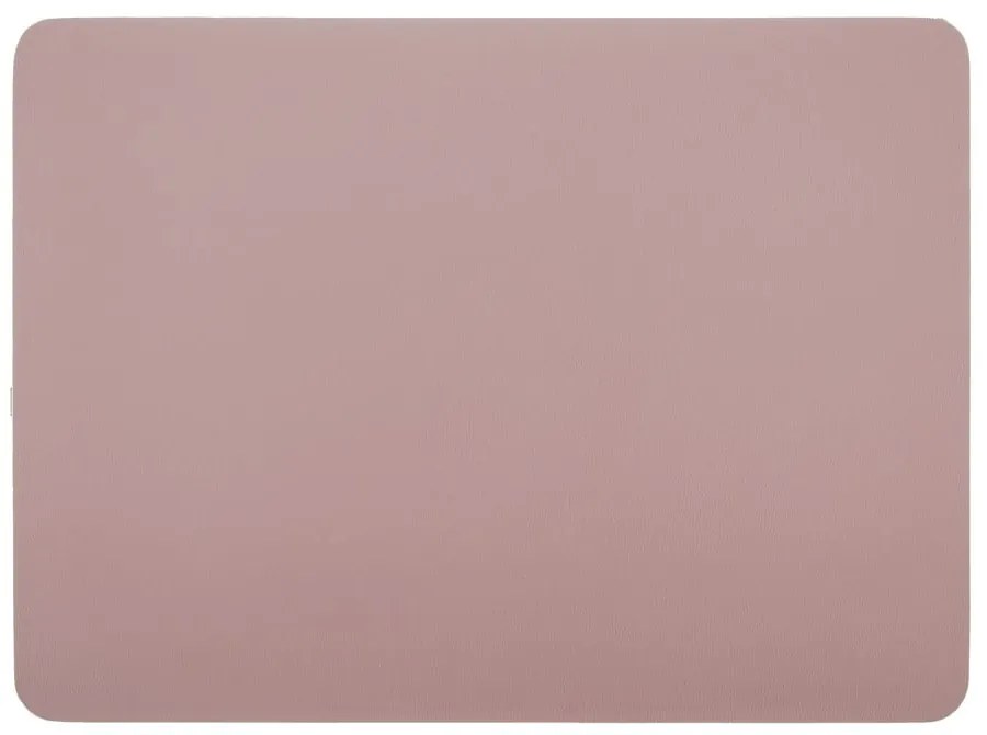 Togo rózsaszín műbőr tányéralátét, 33 x 45 cm - ZicZac
