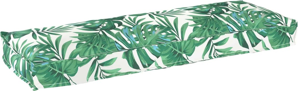 vidaXL Párna Levél Levél mintázat 120 x 40 x 8 cm Oxford Szövet
