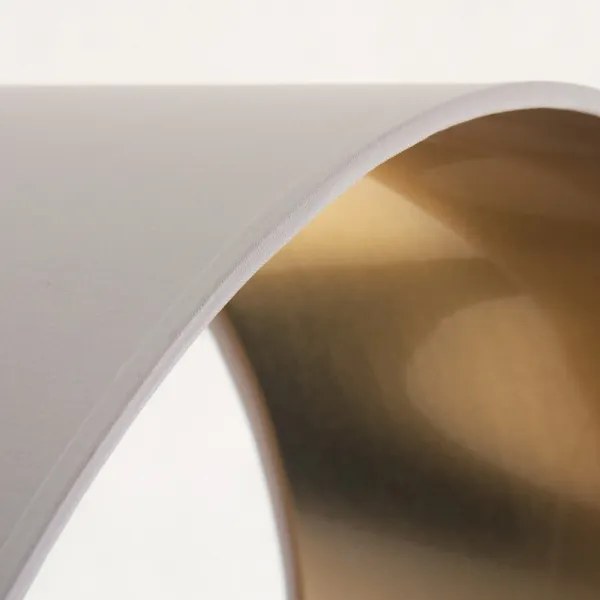 ALBA függeszték 1xE27/15W/230V, 40 cm, fehér/arany