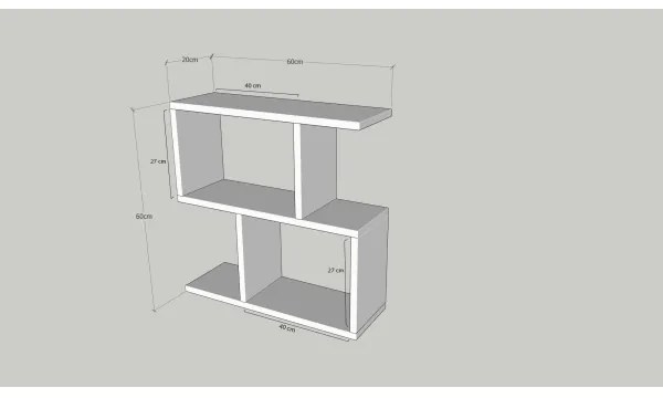 Kisasztal LIFE 60x60 cm fehér