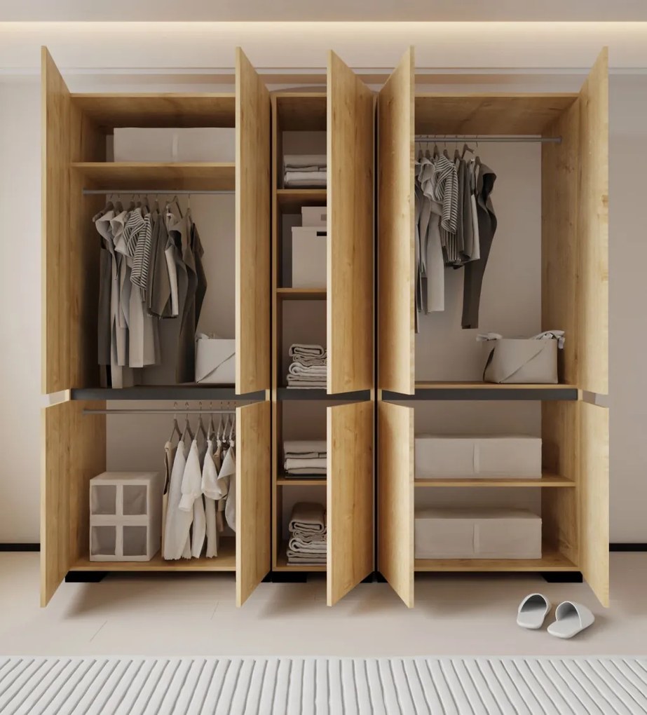 Floransa 225 - Sapphire Oak, Anthracite