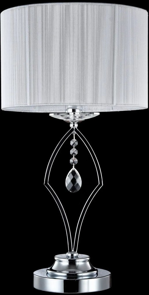 Maytoni modern asztali lámpa miraggio fehér króm mymod602-tl-01-n