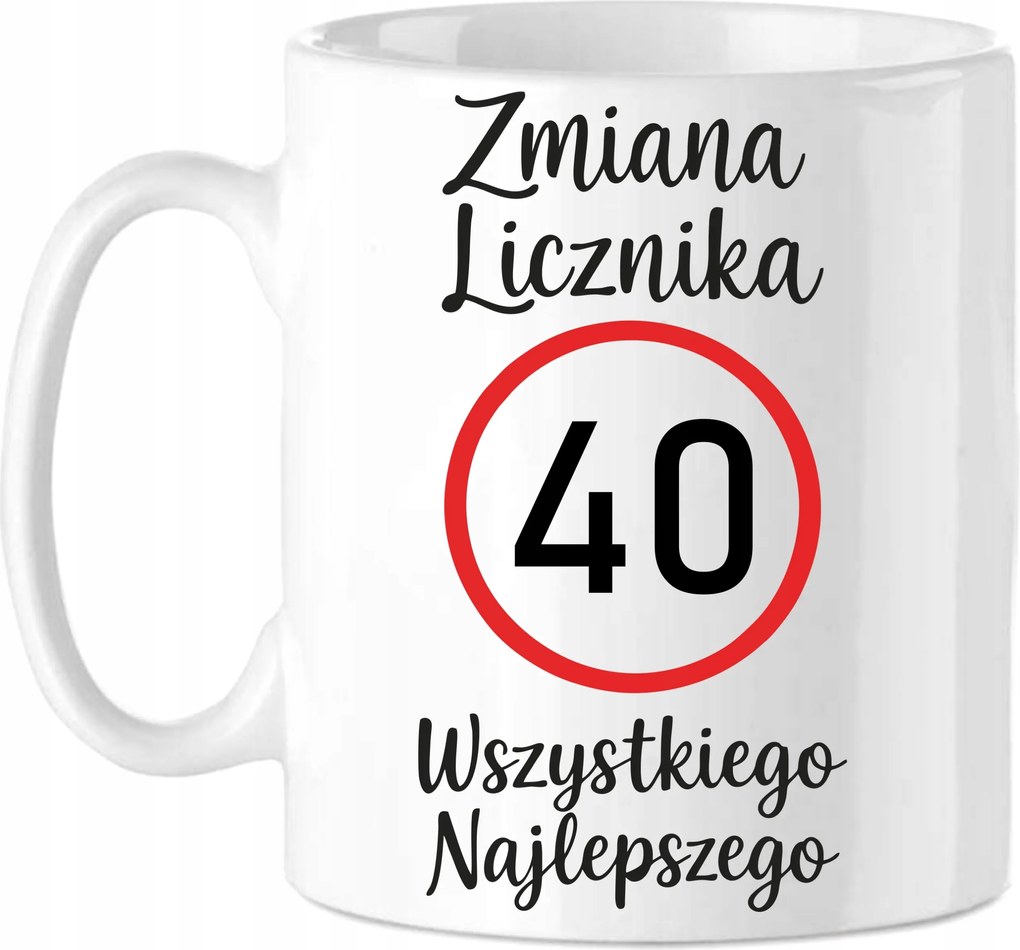 Bögre 40. Születésnapra Vicces Ajándék 40 éves Negyvenes Számláló