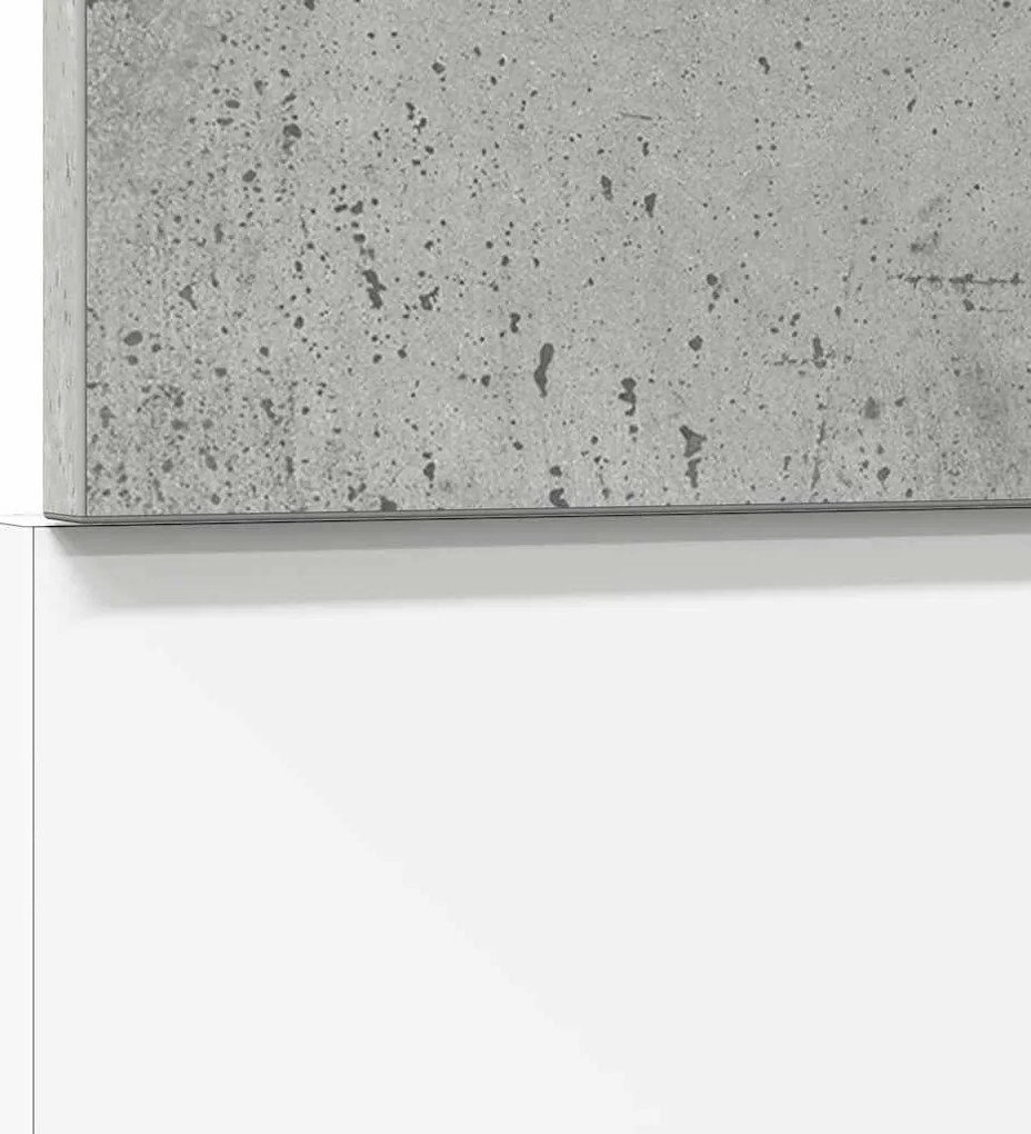 Mosogatógép panel betonszürke 45x3x67 cm