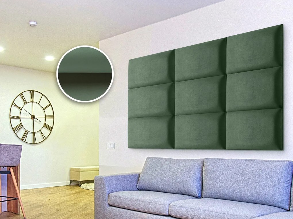 Kárpitozott panel Soundless 40x30 cm (zöld). 1068518
