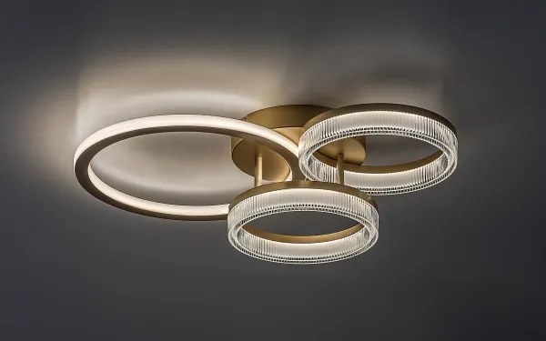 Rabalux 71473 - LED dimmelhető mennyezeti lámpa RIVONA LED/38W/230V 3000-6500K 58,5x38 cm+távirányítóval