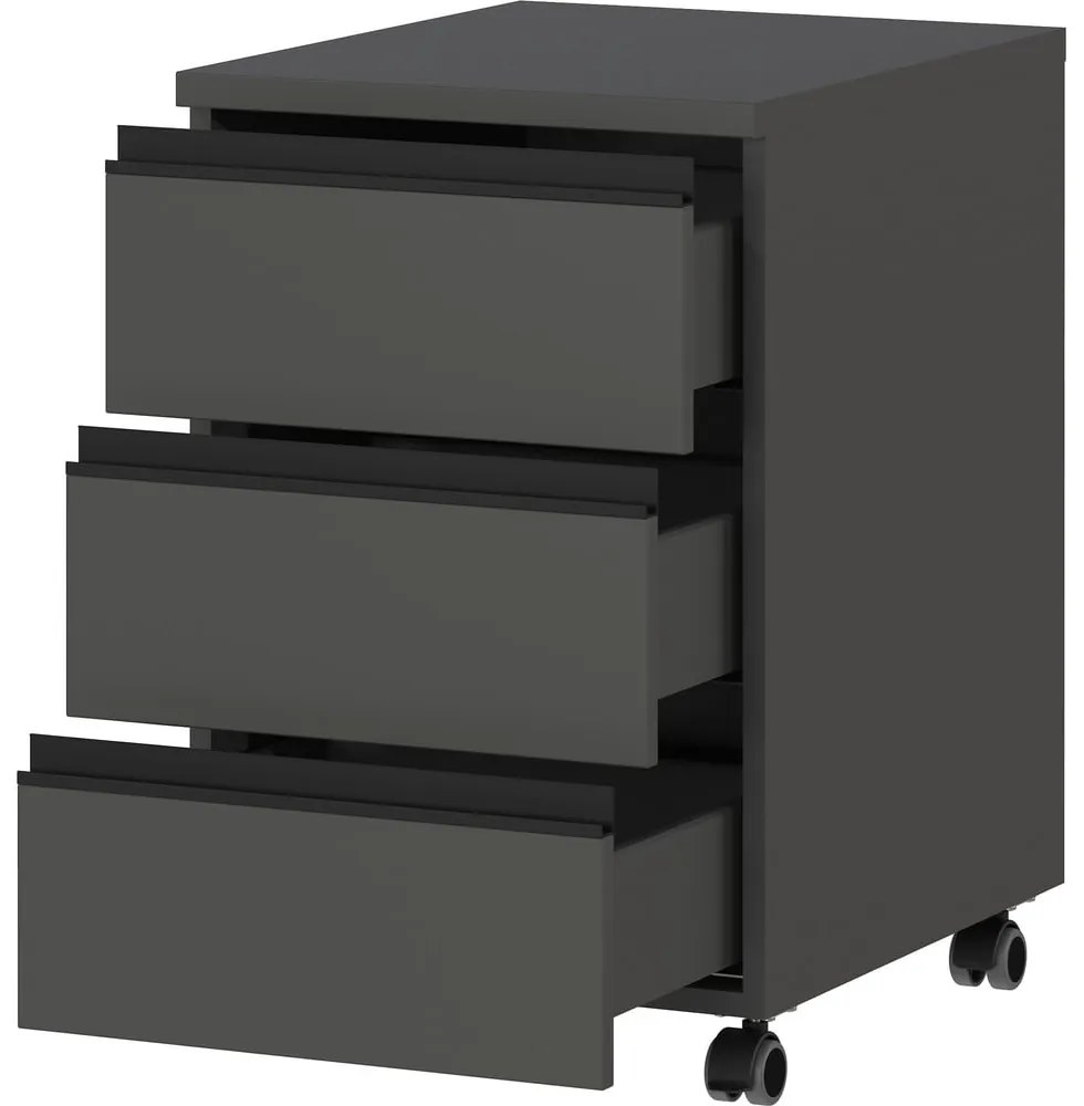 Antracitszürke szekrény 40x63 cm Bedano – Germania