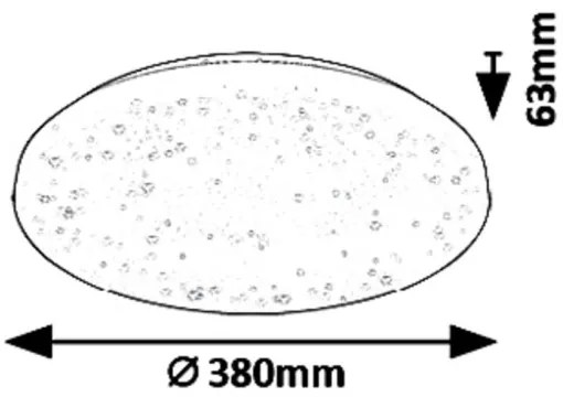 Rabalux 5436 - LED Mennyezeti lámpa ROB LED/32W/230V