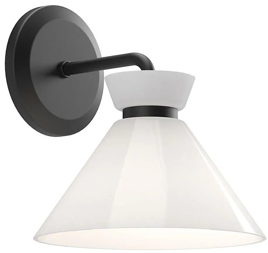 Alora Mood ALM-HALSTON-1WB-BK - HALSTON fali lámpatest 1xE14/40W/230V fekete