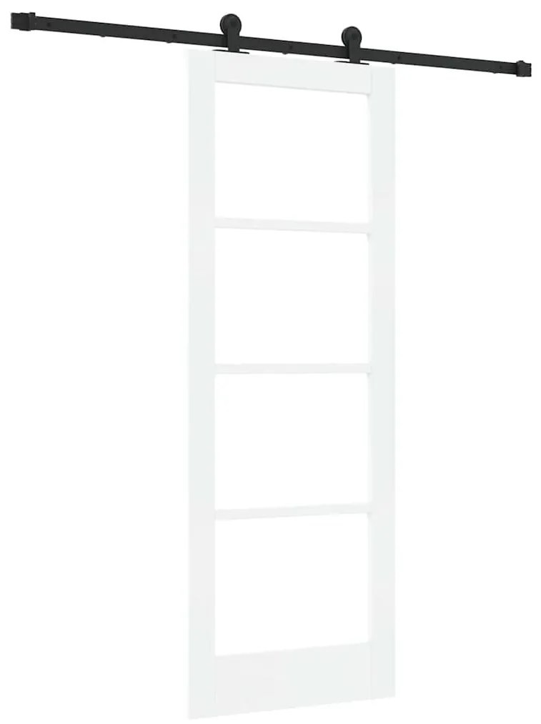 Csúszóajtó ORKDAL Fehér 73.5 x 198.5 cm Fa és fém