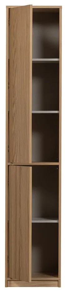 Natúr színű moduláris könyvespolc tölgyfa dekorral 120x243 cm Modulair – vtwonen