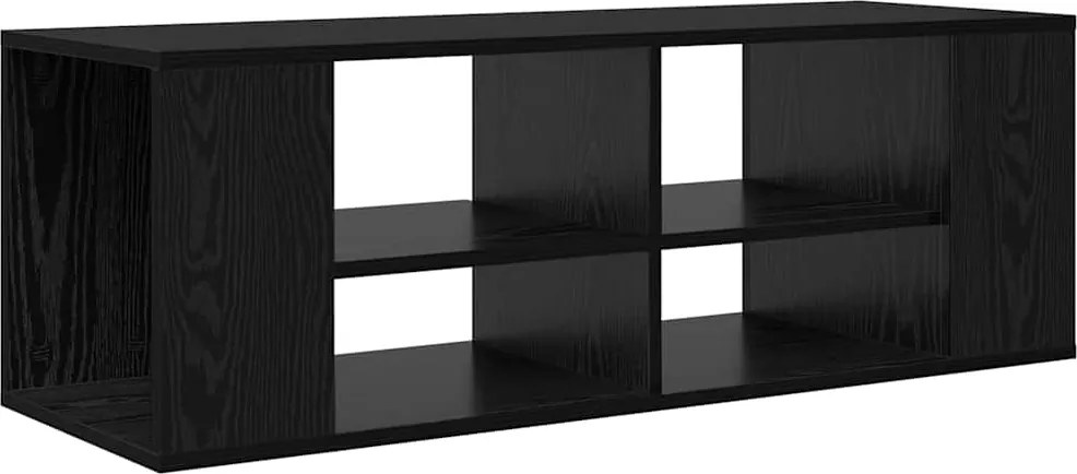 vidaXL TV szekrény garnitúra Fekete tölgy 102 x 35 x 35 cm Faanyag