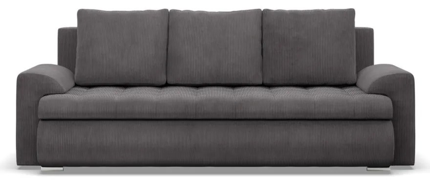 Tokio kanapéágy, kordbársony, szürke