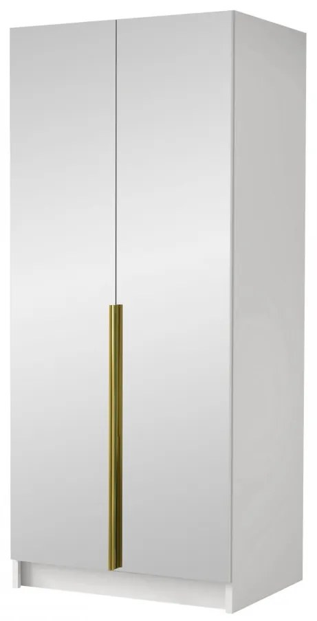 Ruhásszekrény Smagano III (kasmír + fekete) (tükörrel). 1105812
