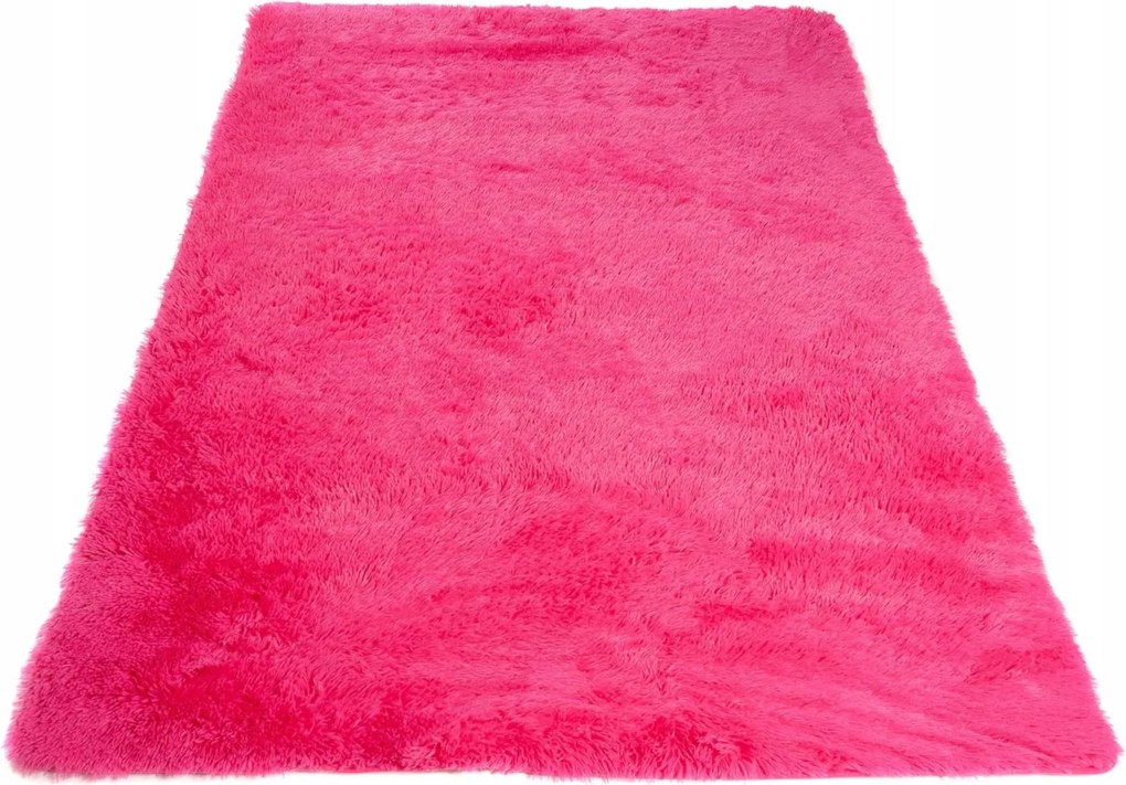 Gyerekszőnyeg Shaggy Rózsaszín 120X170 CM Puha, Csúszásgátló