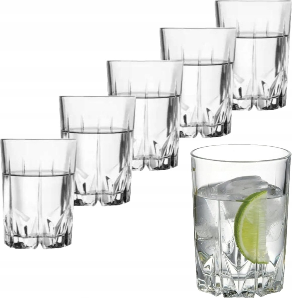 Szett 6 Pohár Ital Whisky Ital 250ML Ajándék