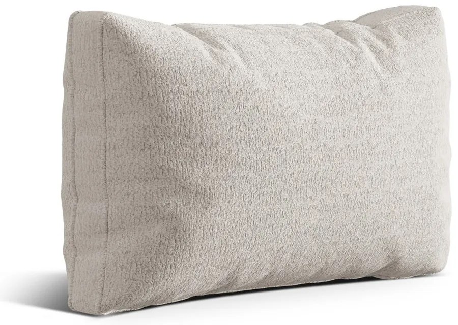Bézs buklé párna kanapéra Kemi – Cosmopolitan Design