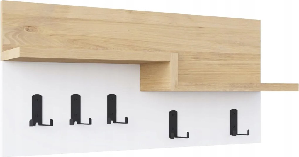 Houseland Harmon kabáttartó, zafír tölgy/fehér