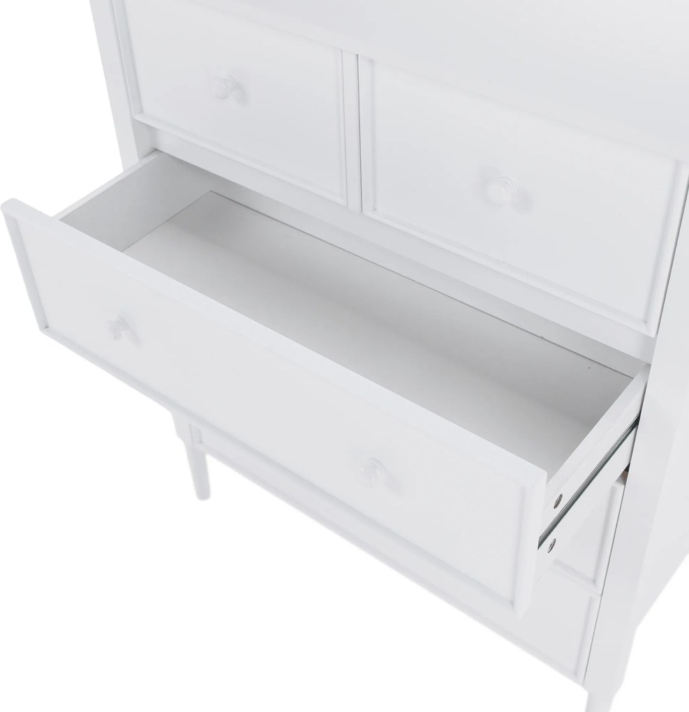 Komód, fehér, TEANA