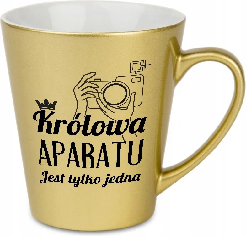 Latte Bögre Gyöngyház Arany Ajándék Menedzsernek Fényképezőgép Királynő Mix Minták