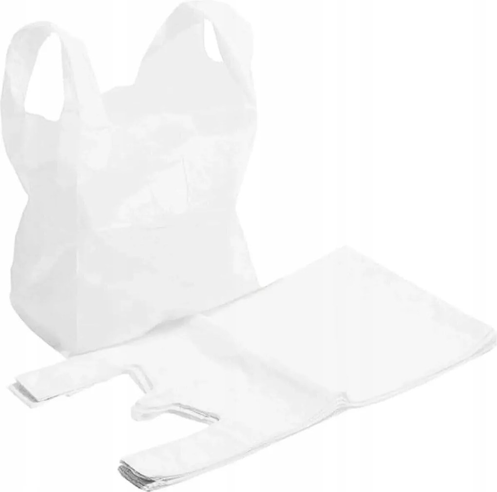 Közepes méretű bevásárlótáskák, 25,4 x 38,1 x 45,7 cm, 100 db