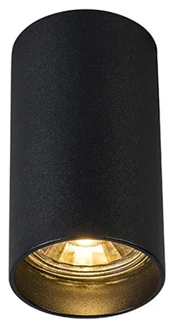 Okos, modern spotlámpa fekete színben, WiFi GU10-zel - Tuba