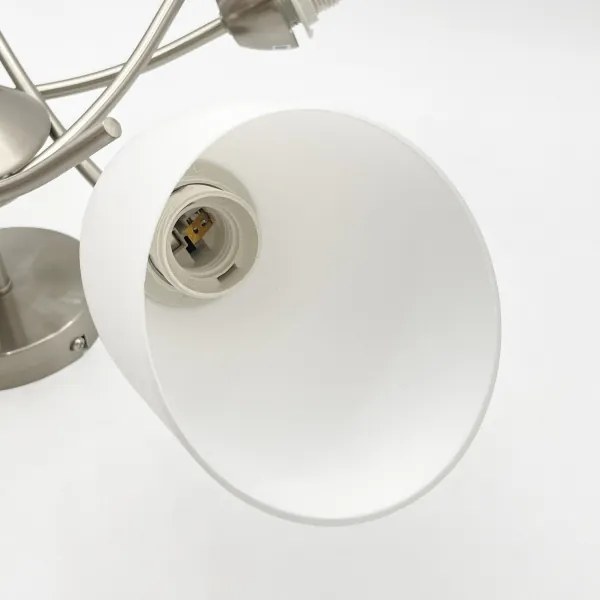 Felületre szerelhető csillár DONNA 5xE27/60W/230V nikkel