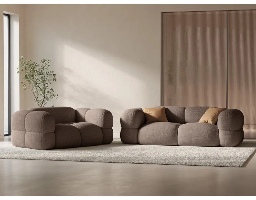 Barna kanapé 180 cm Loretto – Cosmopolitan Design