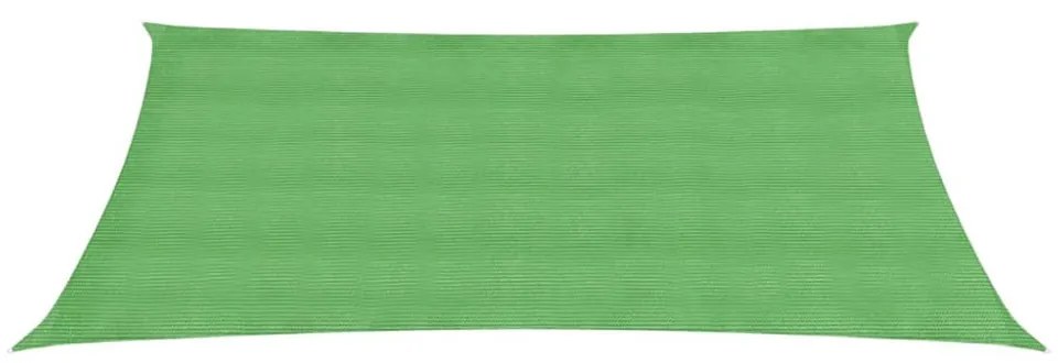 világoszöld HDPE napvitorla 160 g/m² 2,5 x 4,5 m