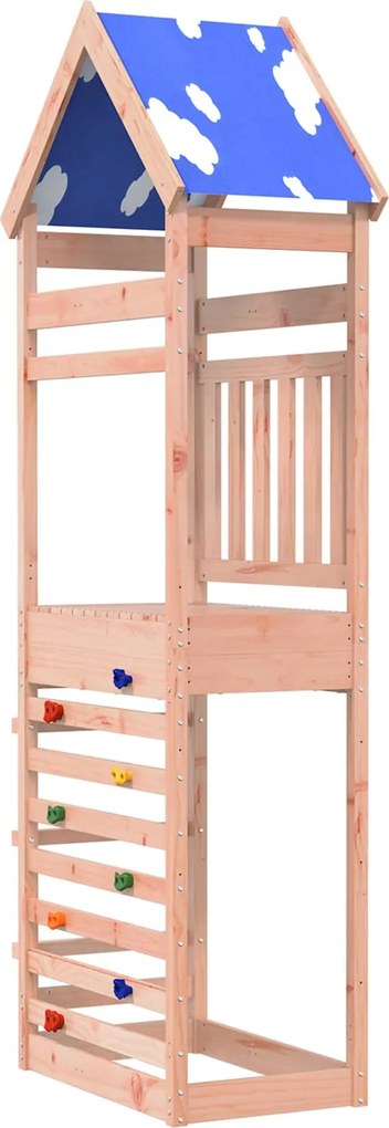 vidaXL Játék Torny Barna 52,5 x 85 x 265 cm Szilárd Douglas Fa